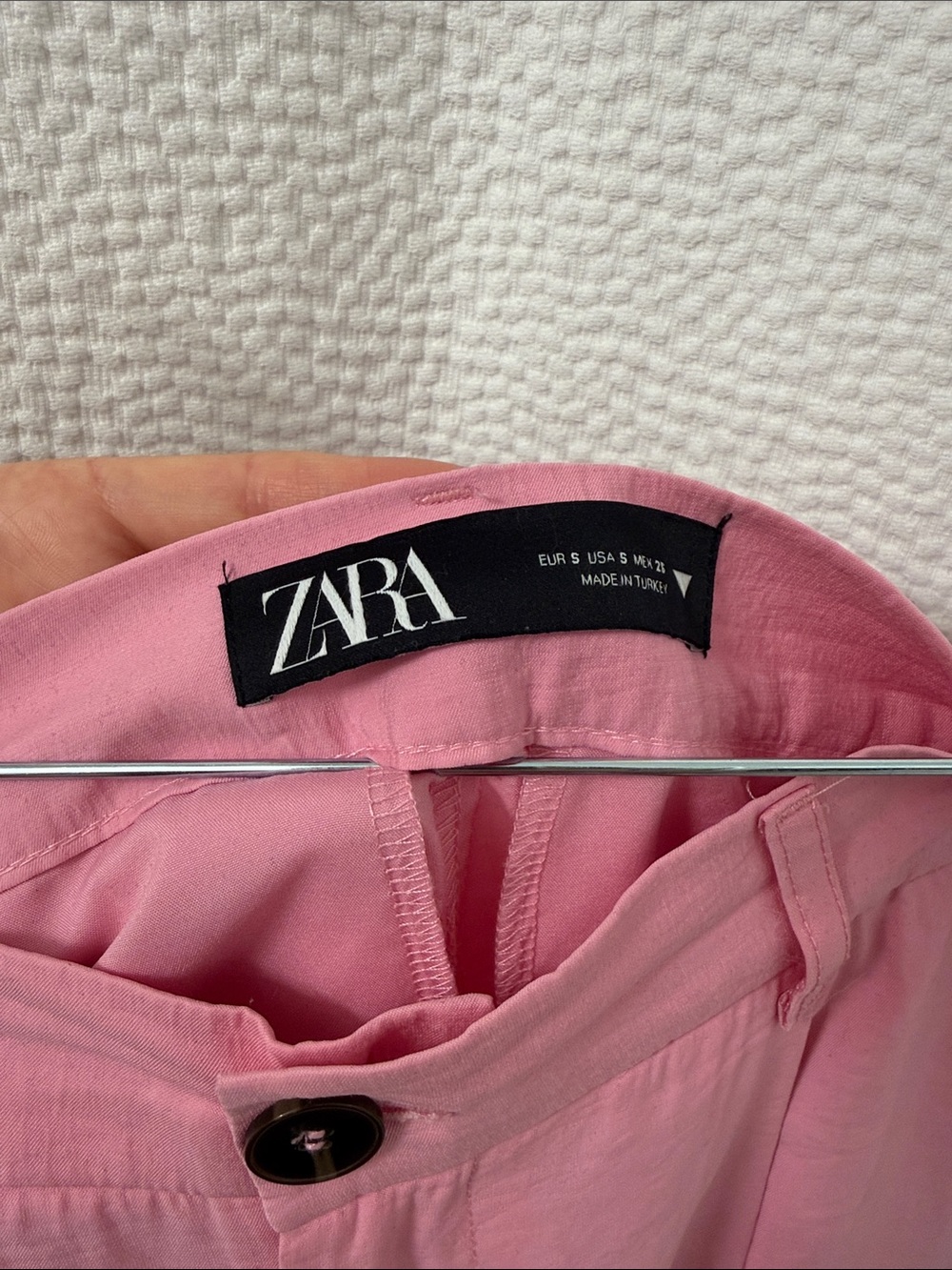 Zara Pink Wide-Leg Trousers - Picture 3 of 3